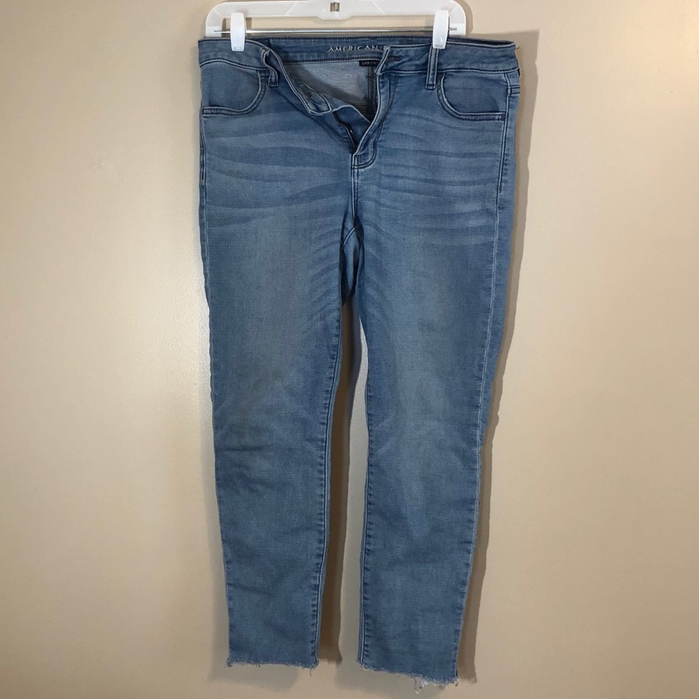 American Eagle Blue Skinny Jeans